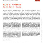 Roe Ethridge, 2012. M-Museum Leuven. Invitation card.