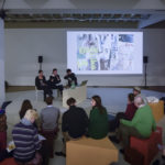 Action vs. Performance: a few questions about engagements, risks and consequences. Talk by Anne Pontégnie, Madox (activiste du collective anonyme) and Jessica Geysel, Independent Brussels, 2018 Photo Credit Hugard & Vanoverschelde. Independent Brussels and the artist