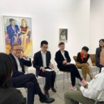 In conversation: Anne Pontegnie, Katy Chien & Mia Yu on Alice Neel & Pan Yuliang, Xavier Hufkens booth, West Bund Art Fair, 2019, Shanghai.